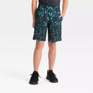 NEW All In Motion Boys' Hybrid Shorts Size XS (4/5)